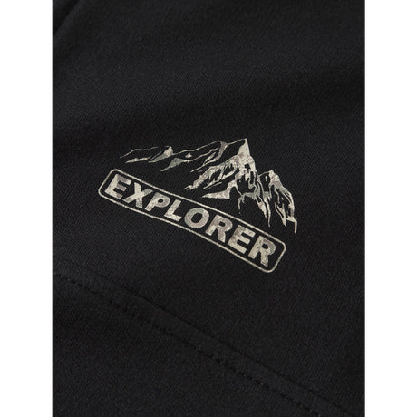 Name It Black Nkmotto Ls Nreg Sweat Half Zip Bru