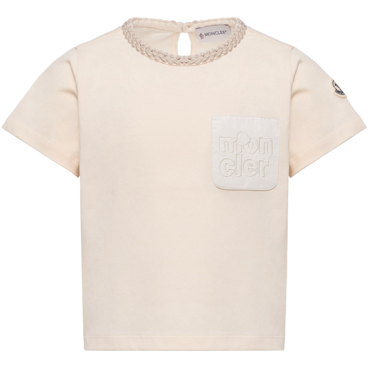 Moncler Cream Ss T-Shirt