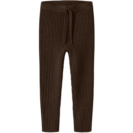 Name It Chocolate Plum Nmfnalia Strikk Leggings