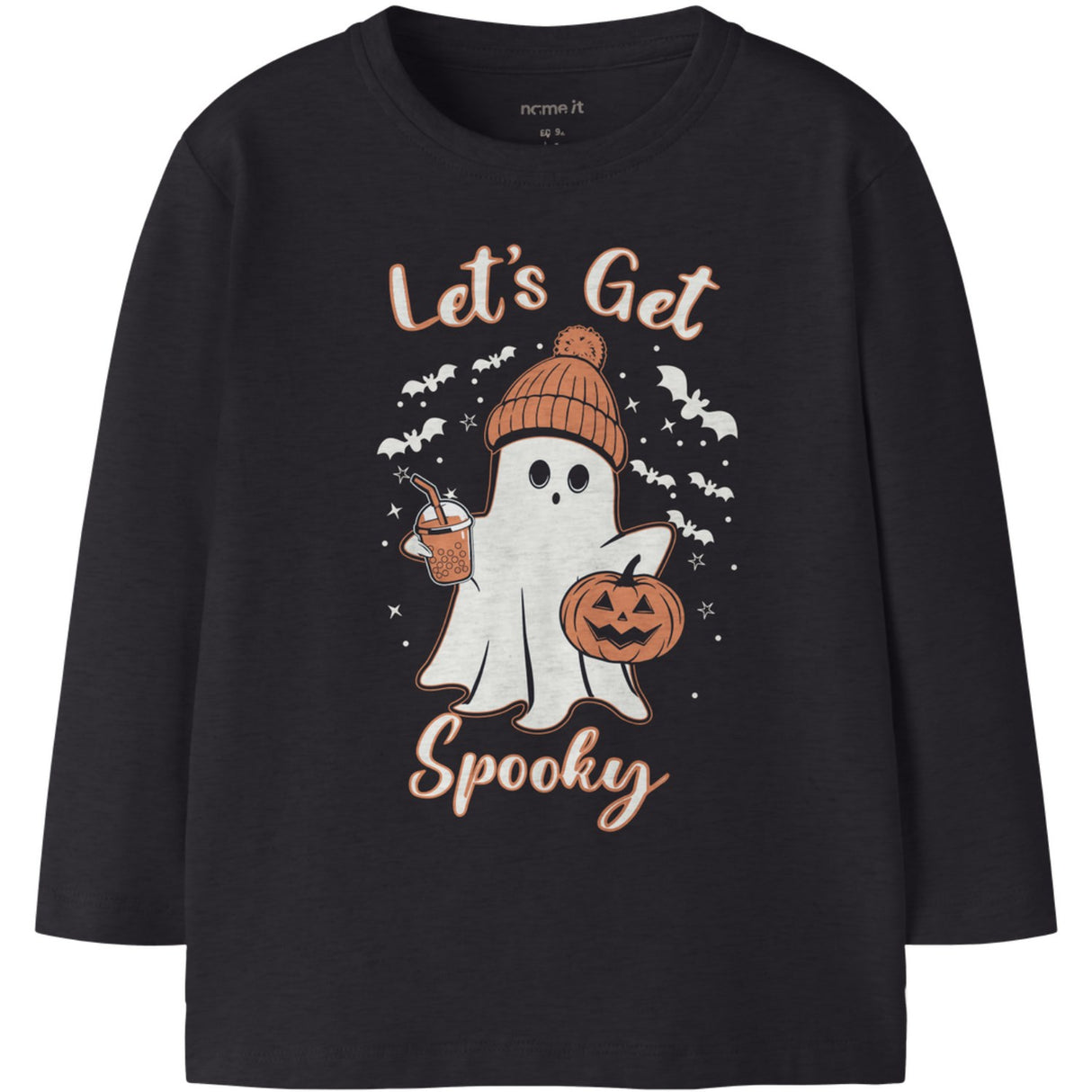 Name It Black Nmnomimi Ls Nreg Topp Eske