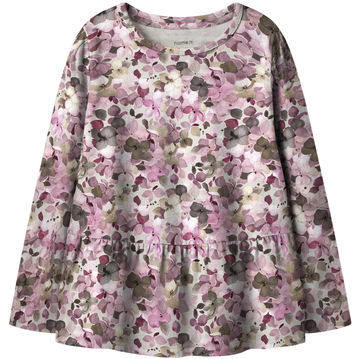 Name It Peyote Melange Lilas Nmfnadena Ls Topp
