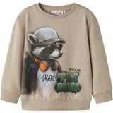 Name It Sesame Nmmnathaniel Ls Nreg Sweat Bru Eske