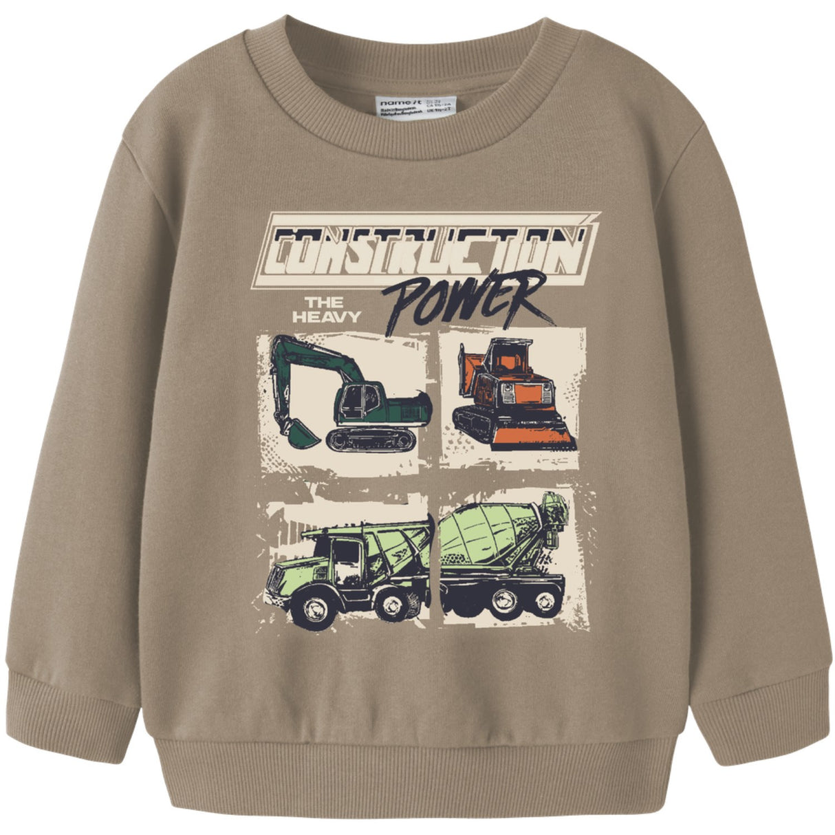 Name It Sesame Nmmnayel Ls Nreg Sweat Bru Eske