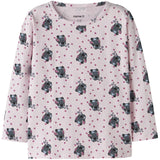 Name It Cradle Pink Nmfandrea Stitch Ls Nreg Topp Wdi