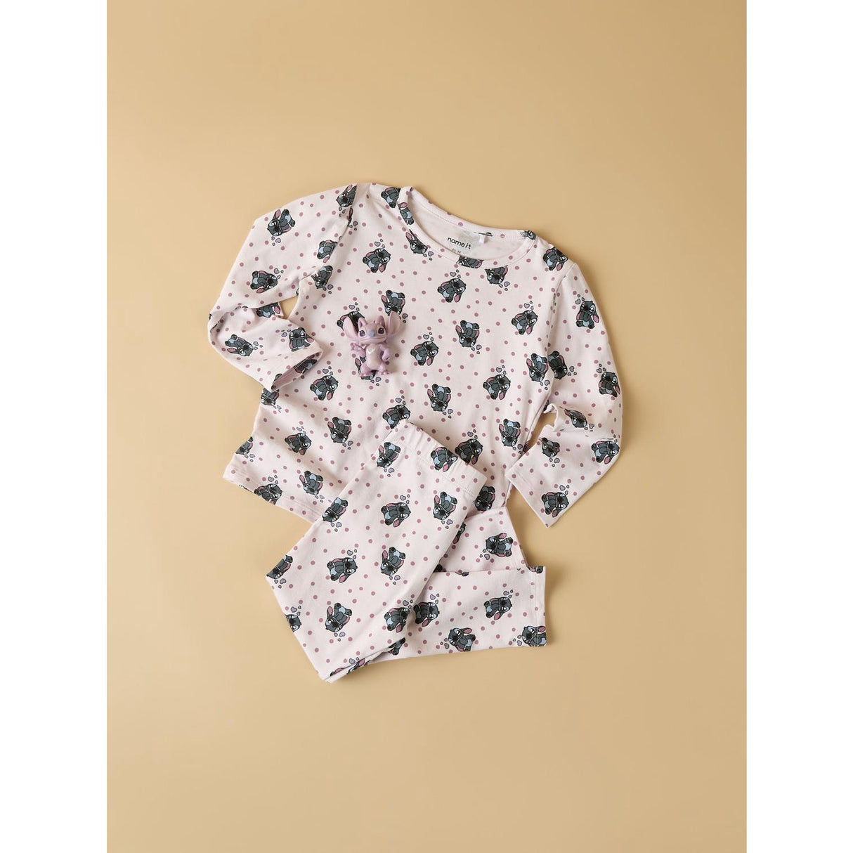 Name It Cradle Pink Nmfandrea Stitch Leggings Wdi