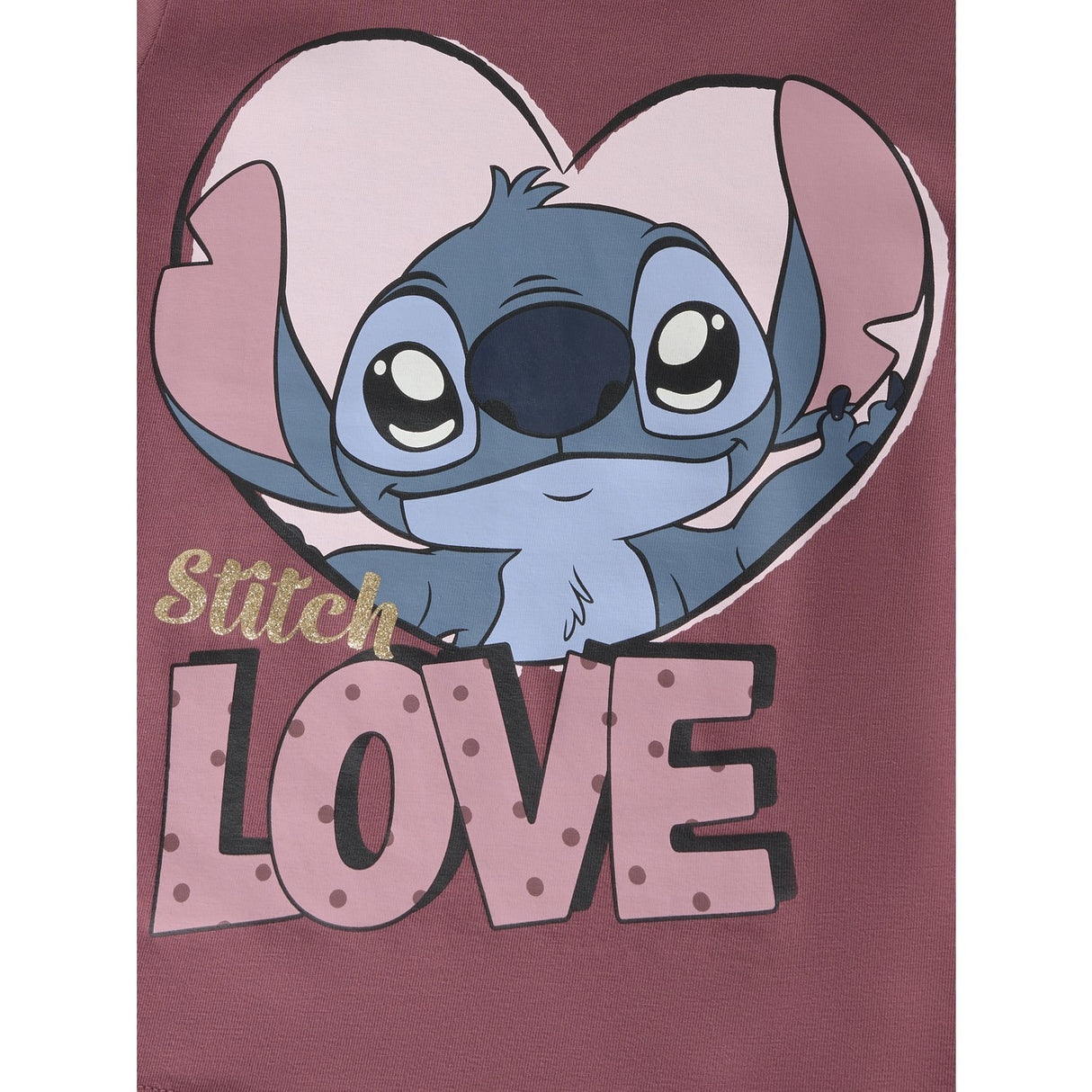 Name It Wild Ginger Nmfanina Stitch Ls Nreg Topp Wdi