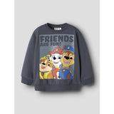 Name It Ombre Blue Nmmargus Paw Nreg Sweat Bru Cplg