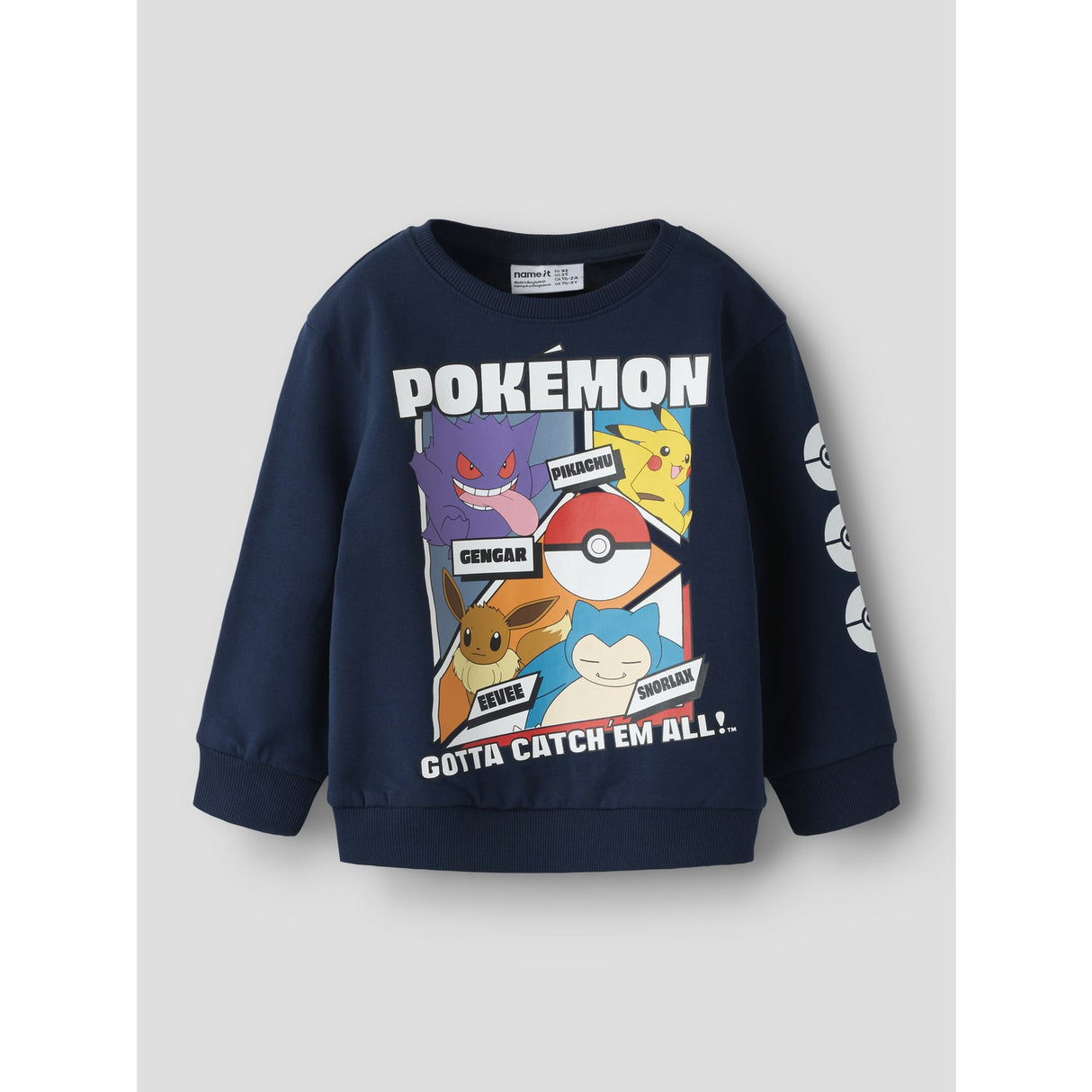 Name It Navy Blazer Nmmsibo Pokemon Nreg Sweat Bru Noos Bfu