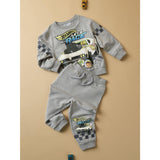 Name It Grey Melange Nmmsloan Hotwheels Nreg Sw Bukser Bru Mat