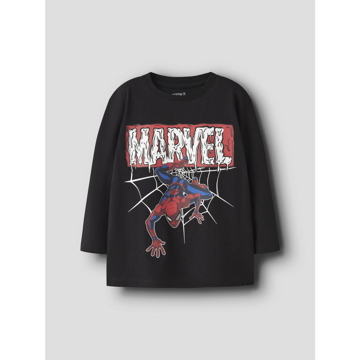 Name It Black Nmmscary Spider Ls Nreg Topp Mar