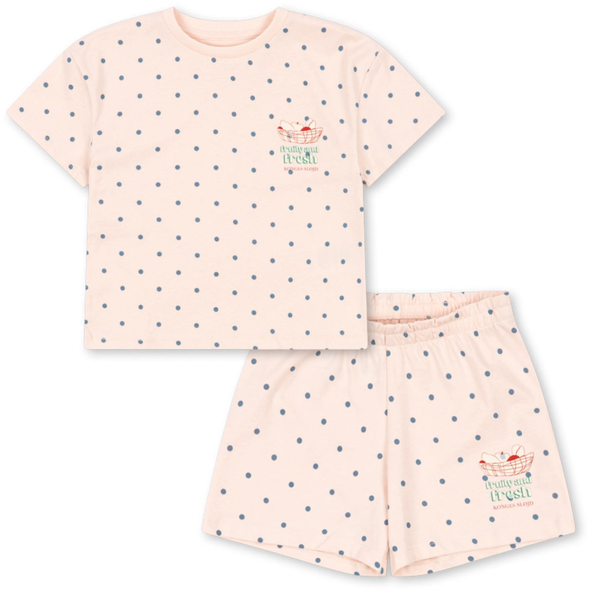 Konges Sløjd Rosewater Dot Lin Tee Sett Gots