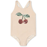 Konges Sløjd Rose Stripe Jade Badedrakt