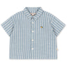 Konges Sløjd Trio Bleu Stripe Elliot Ss Skjorte Gots