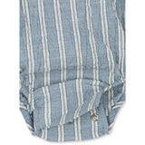 Konges Sløjd Trio Bleu Stripe Elliot Romper Gots
