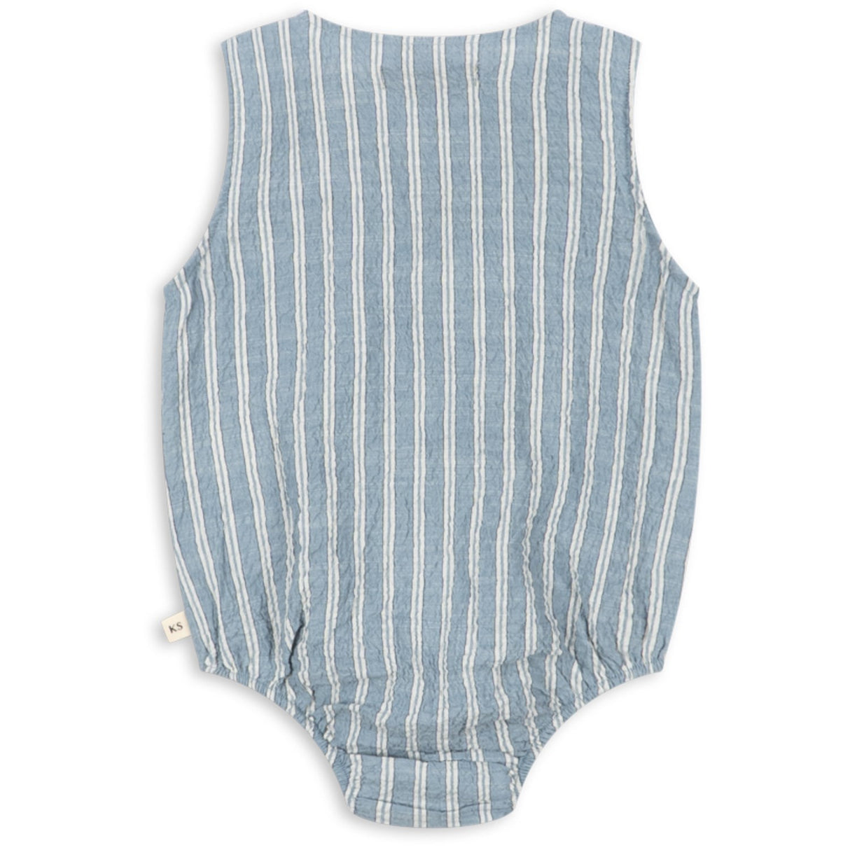 Konges Sløjd Trio Bleu Stripe Elliot Romper Gots