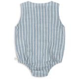 Konges Sløjd Trio Bleu Stripe Elliot Romper Gots