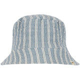 Konges Sløjd Trio Bleu Stripe Elliot Bøtte Lue Gots