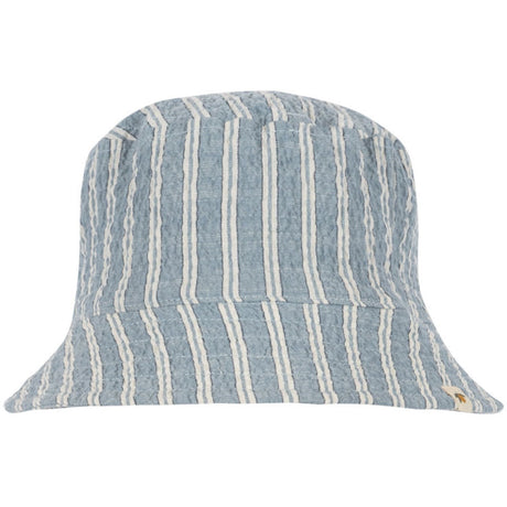 Konges Sløjd Trio Bleu Stripe Elliot Bøtte Lue Gots