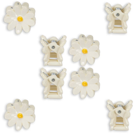 Konges Sløjd Antique White 8 Pakke Daisy Mini Hair Claw