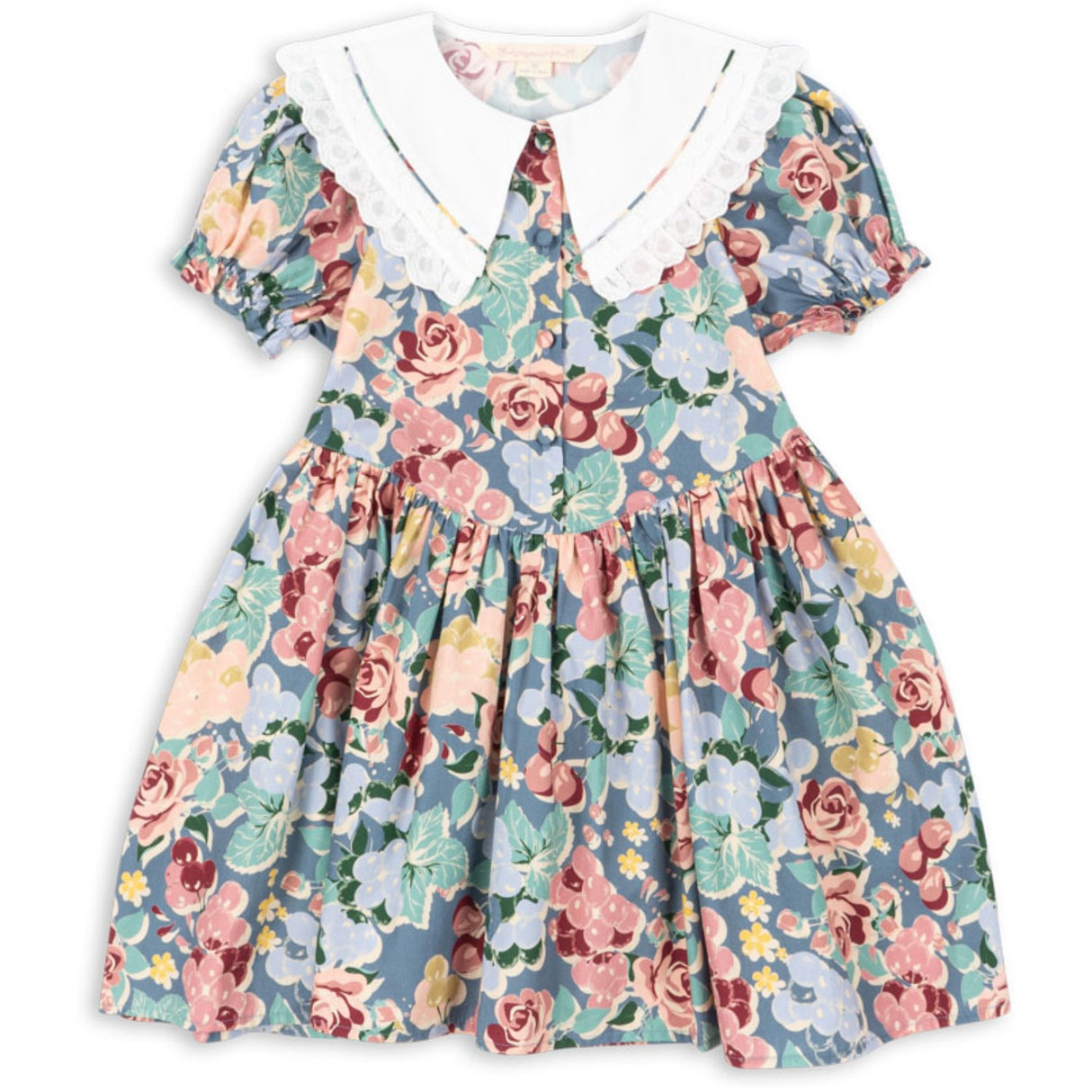 Konges Sløjd Bloomiegrape Blues Coeur Halsbånd Kjole Gots