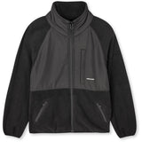 Mads Nørgaard Jet Black Soft Fleece Taki Jakke
