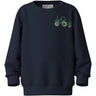 Name It Navy Blazer Tractor Green Nmmvugo Ls Nreg Sweat Bru