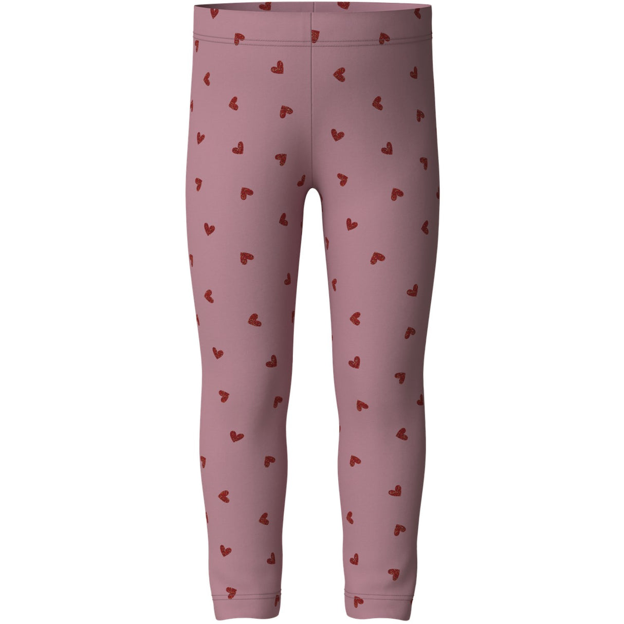 Name It Lilas Red Glitter Hearts Nmfvivian Glitter Leggings