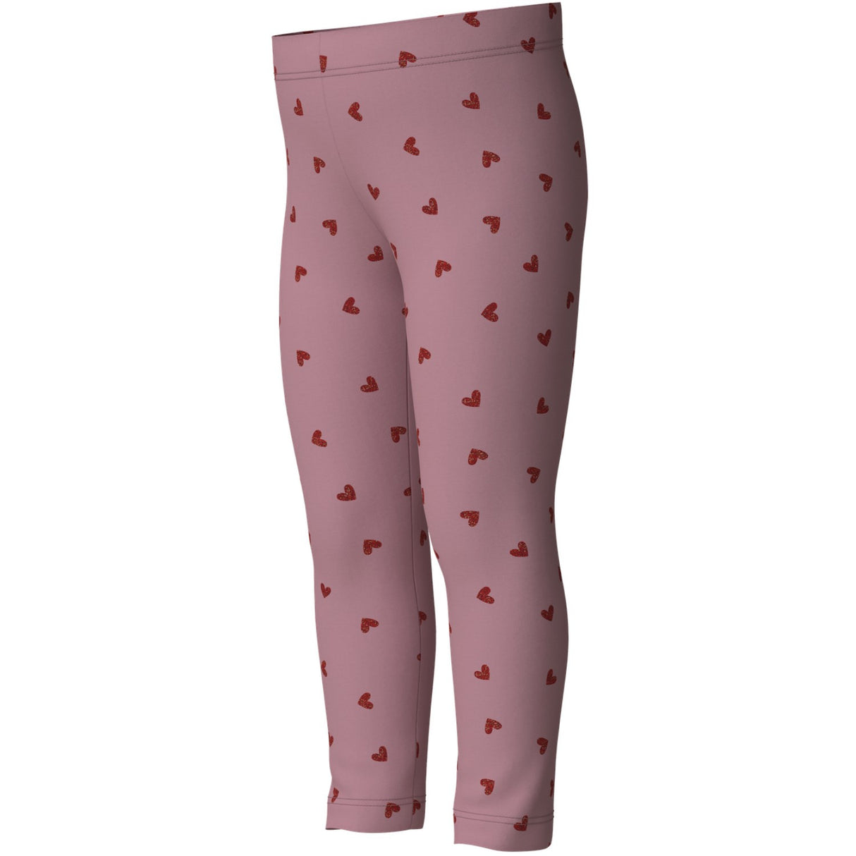 Name It Lilas Red Glitter Hearts Nmfvivian Glitter Leggings
