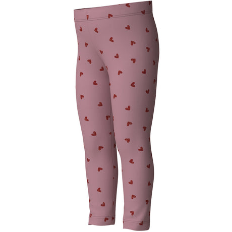 Name It Lilas Red Glitter Hearts Nmfvivian Glitter Leggings