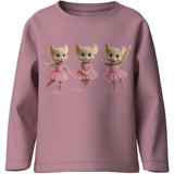 Name It Lilas Ballerina Mice Nmfvotea Ls Nreg Topp