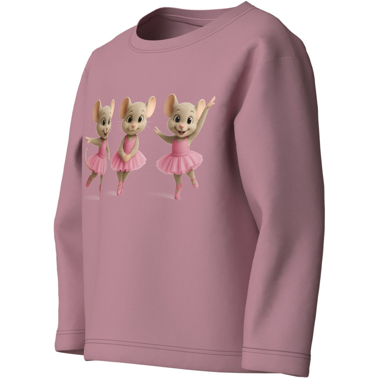 Name It Lilas Ballerina Mice Nmfvotea Ls Nreg Topp