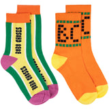 Bobo Choses Multicolor Bobo Choses Kort Strømper Pakke X 2