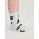 Bobo Choses Light Blue Juicy Tomatoes All Over Kort Strømper
