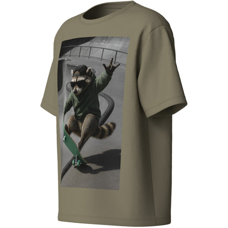 Name It Mermaid Raccoon Skater Nkmvoto Ss Nreg Topp