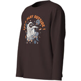 Name It Chocolate Plum Space Skate Nkmvictor Ls Nreg Topp
