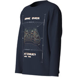 Name It Navy Blazer Continue Nkmvictor Ls Nreg Topp