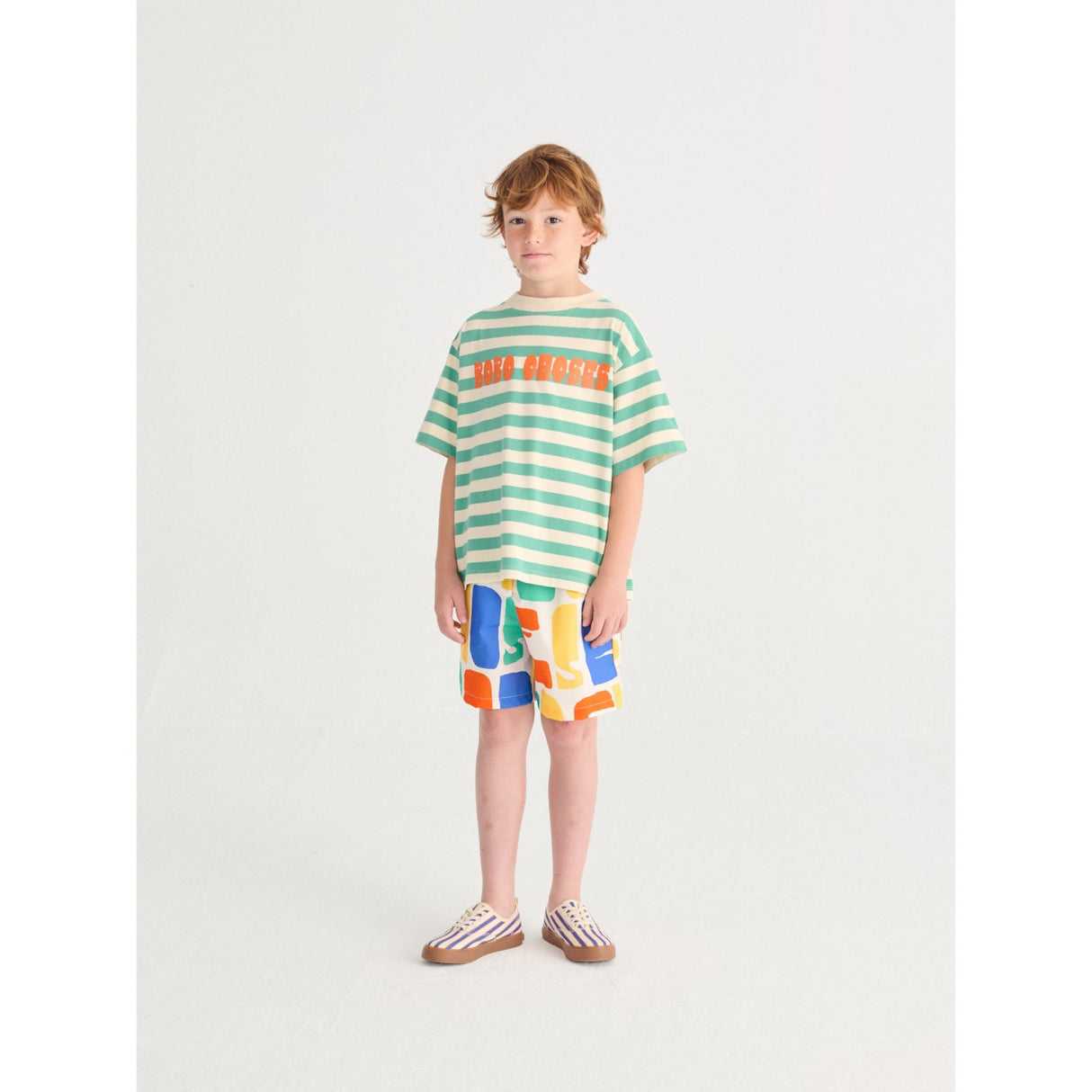 Bobo Choses Offwhite Bobo Choses Farge All Over Swim Board Shorts