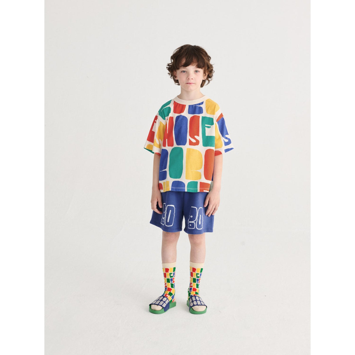 Bobo Choses Offwhite Bobo Choses Farge All Over T-Shirt