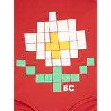 Bobo Choses Red Pixel Daisy Badedrakt