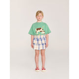 Bobo Choses Offwhite Fun Tartan Woven Skjørt