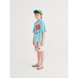 Bobo Choses Light Blue Pickles Is At Home T-Shirt