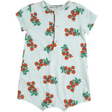 Bobo Choses Light Blue Juicy Tomatoes All Over Playsuit