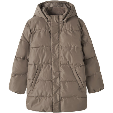 Name It Brown Lentil Nkfmedow03 Puffer Jakke Long Fo