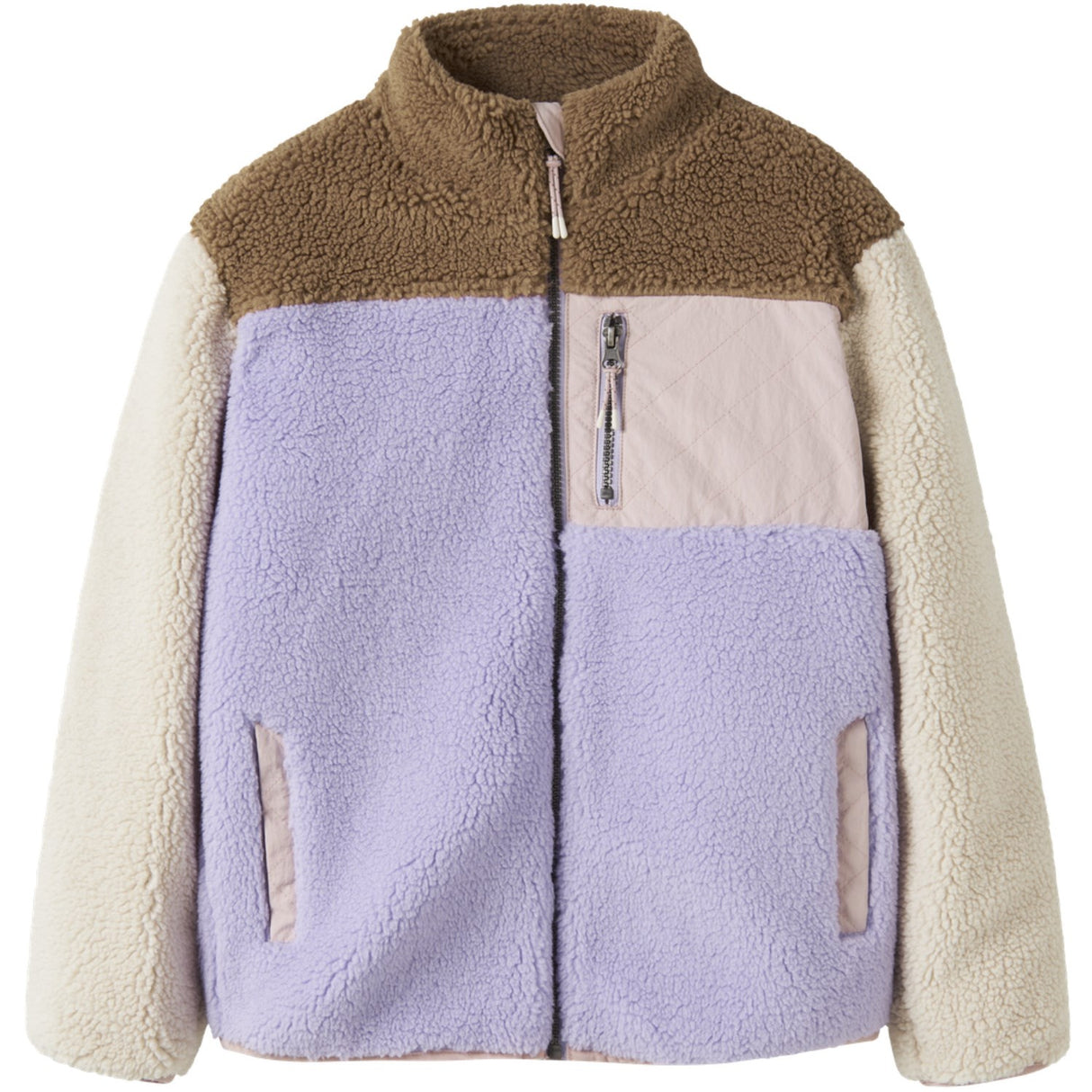 Name It Lavender Nkfmacey Teddybjørn Jakke Block