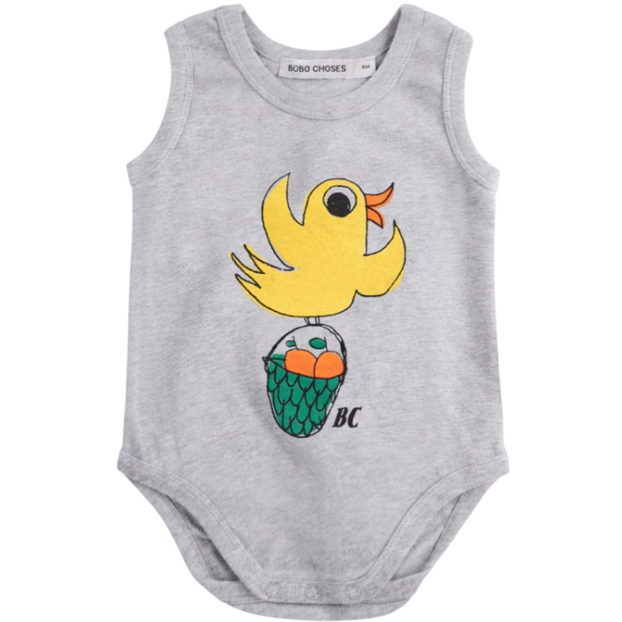 Bobo Choses Heather Grey Flying Oranges Body