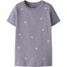 Name It Lavender Gray Nmfnakal Ss Slim Topp Noos