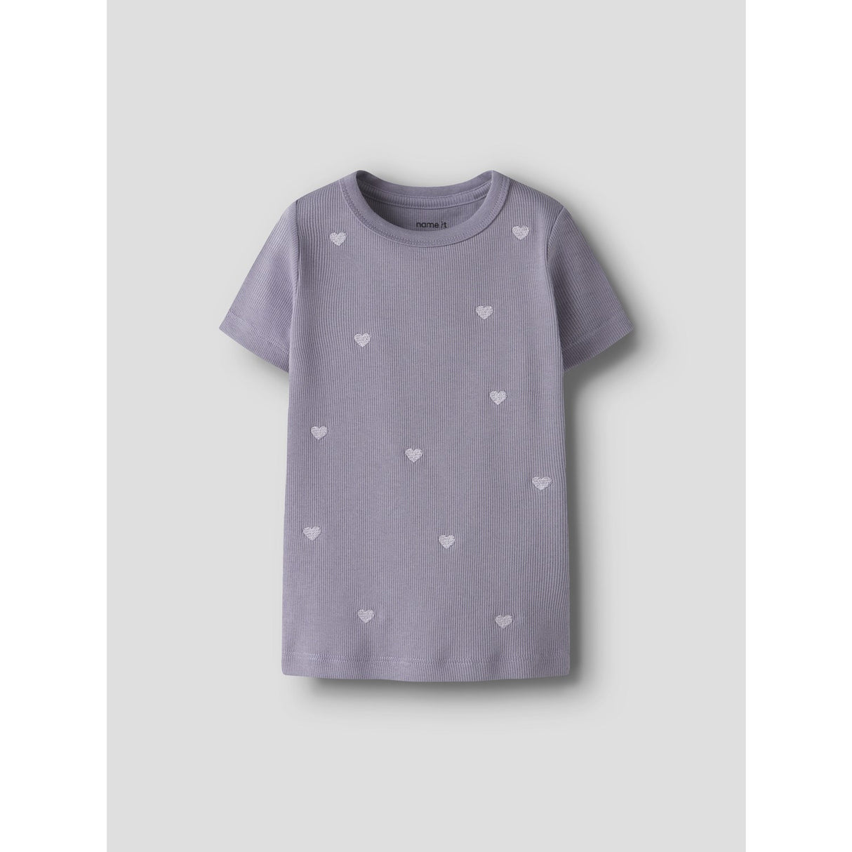Name It Lavender Gray Nmfnakal Ss Slim Topp Noos