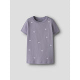 Name It Lavender Gray Nmfnakal Ss Slim Topp Noos