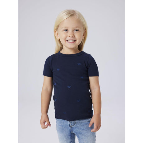 Name It Dark Sapphire Nmfnakal Ss Slim Topp Noos