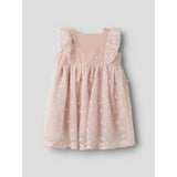 Lil'Atelier Peach Whip Nmffeya Sl Tyll Kjole Lil